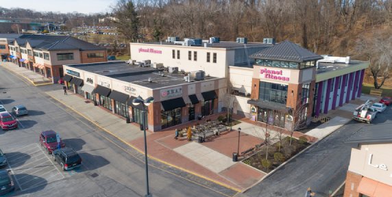 planet fitness aerial view